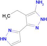 4-ethyl-1H,1'H-[3,3'-bipyrazol]-5-amine