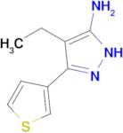 4-Ethyl-3-(thiophen-3-yl)-1h-pyrazol-5-amine