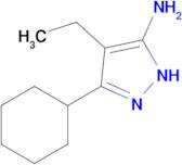 3-Cyclohexyl-4-ethyl-1h-pyrazol-5-amine