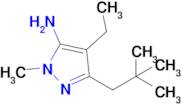 4-Ethyl-1-methyl-3-neopentyl-1h-pyrazol-5-amine