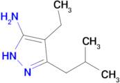 4-Ethyl-3-isobutyl-1h-pyrazol-5-amine