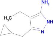 3-(Cyclopropylmethyl)-4-ethyl-1h-pyrazol-5-amine