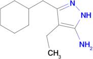 3-(Cyclohexylmethyl)-4-ethyl-1h-pyrazol-5-amine