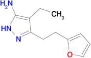 4-Ethyl-3-(2-(furan-2-yl)ethyl)-1h-pyrazol-5-amine