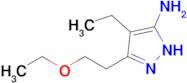 3-(2-Ethoxyethyl)-4-ethyl-1h-pyrazol-5-amine