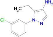 1-(3-Chlorophenyl)-5-ethyl-1h-pyrazol-4-amine