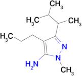 1-Methyl-3-(3-methylbutan-2-yl)-4-propyl-1h-pyrazol-5-amine