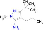 3-(Tert-butyl)-1-methyl-4-propyl-1h-pyrazol-5-amine