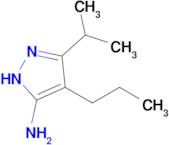 3-Isopropyl-4-propyl-1h-pyrazol-5-amine