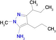 3-(Sec-butyl)-1-methyl-4-propyl-1h-pyrazol-5-amine