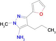 3-(Furan-2-yl)-1-methyl-4-propyl-1h-pyrazol-5-amine