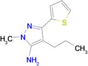 1-Methyl-4-propyl-3-(thiophen-2-yl)-1h-pyrazol-5-amine