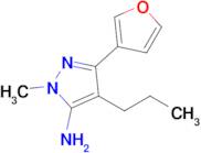 3-(Furan-3-yl)-1-methyl-4-propyl-1h-pyrazol-5-amine