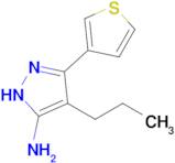 4-Propyl-3-(thiophen-3-yl)-1h-pyrazol-5-amine