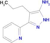 4-Propyl-3-(pyridin-2-yl)-1h-pyrazol-5-amine