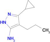 3-Cyclopropyl-4-propyl-1h-pyrazol-5-amine