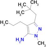 1-Methyl-3-neopentyl-4-propyl-1h-pyrazol-5-amine