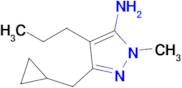 3-(Cyclopropylmethyl)-1-methyl-4-propyl-1h-pyrazol-5-amine