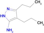 3,4-Dipropyl-1h-pyrazol-5-amine