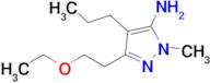 3-(2-Ethoxyethyl)-1-methyl-4-propyl-1h-pyrazol-5-amine