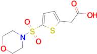 2-[5-(morpholine-4-sulfonyl)thiophen-2-yl]acetic acid