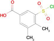 3-(Chlorosulfonyl)-4,5-dimethylbenzoic acid