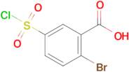 2-Bromo-5-(chlorosulfonyl)benzoic acid