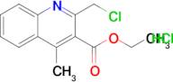 Ethyl 2-(chloromethyl)-4-methylquinoline-3-carboxylate hydrochloride