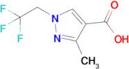 3-Methyl-1-(2,2,2-trifluoroethyl)-1H-pyrazole-4-carboxylic acid