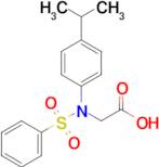 2-{N-[4-isopropylphenyl]benzenesulfonamido}acetic acid