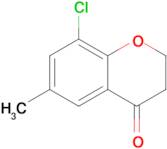 8-Chloro-6-methyl-3,4-dihydro-2H-1-benzopyran-4-one