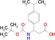 3-{[(tert-butoxy)carbonyl]amino}-3-[4-isopropylphenyl]propanoic acid