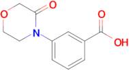 3-(3-Oxomorpholin-4-yl)benzoic acid