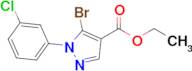 Ethyl 5-bromo-1-(3-chlorophenyl)-1H-pyrazole-4-carboxylate