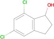 5,7-Dichloro-2,3-dihydro-1H-inden-1-ol