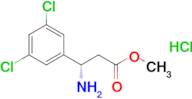 Methyl (3S)-3-amino-3-(3,5-dichlorophenyl)propanoate hydrochloride