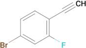 4-Bromo-1-ethynyl-2-fluorobenzene