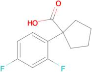 1-(2,4-Difluorophenyl)cyclopentane-1-carboxylic acid