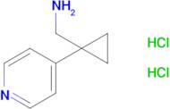 [1-(pyridin-4-yl)cyclopropyl]methanamine dihydrochloride