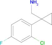 [1-(2-chloro-4-fluorophenyl)cyclopropyl]methanamine