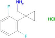 1-[1-(2,6-difluorophenyl)cyclopropyl]methanamine hydrochloride