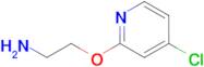 2-(2-Aminoethoxy)-4-chloropyridine