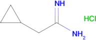 2-Cyclopropylethanimidamide hydrochloride