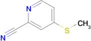 4-(Methylsulfanyl)pyridine-2-carbonitrile