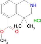 Methyl 4,4-dimethyl-1,2,3,4-tetrahydroisoquinoline-5-carboxylate hydrochloride