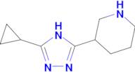 3-(5-cyclopropyl-4H-1,2,4-triazol-3-yl)piperidine