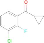 (3-Chloro-2-fluorophenyl)(cyclopropyl)methanone