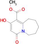 Methyl 4,6,7,8,9,10-hexahydro-2-hydroxy-4-oxopyrido[1,2-a]azepine-1-carboxylate