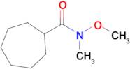 N-Methoxy-N-methylcycloheptanecarboxamide