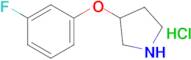 3-(3-Fluorophenoxy)pyrrolidine hydrochloride